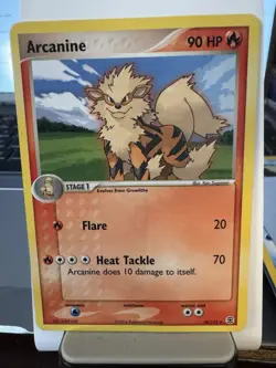 Arcanine 18/112 Fire Red Leaf Green Non-Holo Vintage 2004 Pokemon Rare NM - Image 2