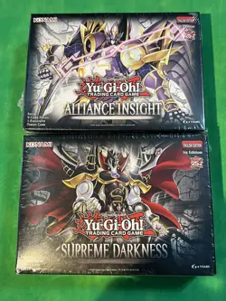 Yu-Gi-Oh! Supreme Darkness & Alliance Insight Mini Booster Boxes 1st Edition - Image 2