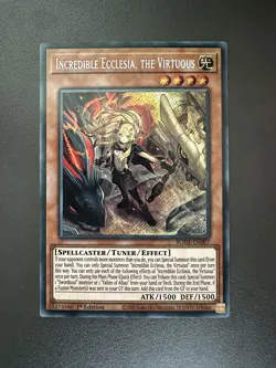 Incredible Ecclesia, the Virtuous BODE-EN007 1st Edition Secret Rare MINT YuGiOh - Image 1