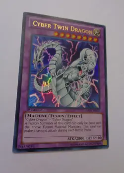 Cyber Twin Dragon SDCR-EN037 (Ultra Rare, 1st Edition, Excellent / VLP) Yugioh - Image 1