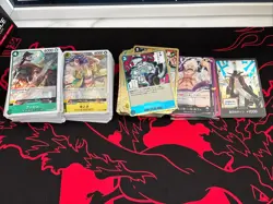 One Piece TCG Bulk Lot 200+ Including 166 R Japanese NM - Image 1