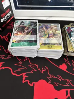 One Piece TCG Bulk Lot 200+ Including 166 R Japanese NM - Image 2