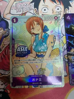 One Piece Treasure Chest Vol.1 Promo Cards Zoro Luffy Nami EXCLUSIVE Asia Stamp - Image 2