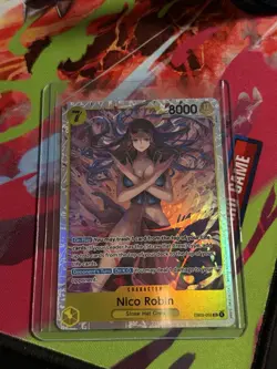 One Piece TCG Nico Robin ENGLISH EB03-055 HEROINES SR NM - Image 1
