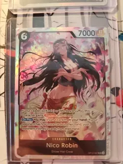 One Piece tcg Card - Collection Mixed Lot - Nico Robin, Miss Sunday, Kid - 7 Pcs - Image 2