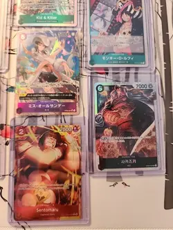 One Piece tcg Card - Collection Mixed Lot - Nico Robin, Miss Sunday, Kid - 7 Pcs - Image 5