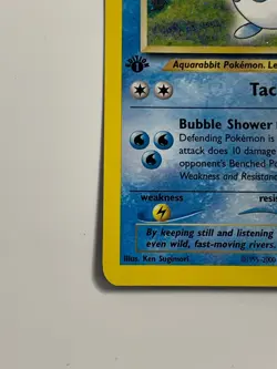 * Pokemon AZUMARILL 1st Edition Card NEO GENESIS Set 2/111 Holo Rare LP - Image 4