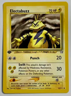 ** Electrabuzz 33/111 - Neo Genesis 1st Edition - Pokemon Card - Image 1