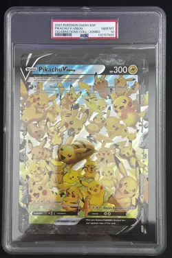 Pikachu V-UNION Jumbo Cards PSA 10 - Image 1