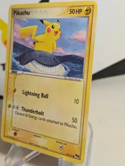 Pikachu Pop Series 5 12/17 Common Non-Holo Promo Card LP - Image 3