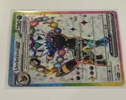 Umbreon ex SVP 176 Holofoil SV: Scarlet & Violet Promo Card Plus Pin & Figure - Image 4