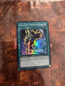Spell Card "Monster Reborn" INFO-EN099 The Infinite Forbidden 1st Edition - Image 1