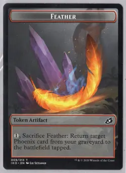 1x Feather Token - Ikoria: Lair of Behemoths - Near Mint - Image 1