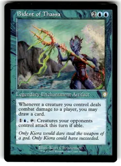 Bident of Thassa (Retro Frame) Commander: the Brothers' War Regular MTG - Image 1