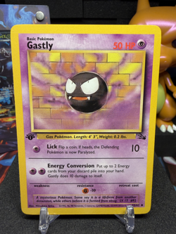 1999 | Pokemon Fossil | Gastly 1st Edition | 33/62 - Image 1