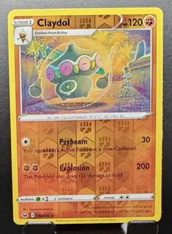 Pokemon 103/202 CLAYDOL Reverse Holo Sword & Shield pack fresh✨NM/MT - Image 1