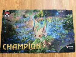 Pokemon Leafeon League Cup Champion playmat Play Mat 2018 - Image 1