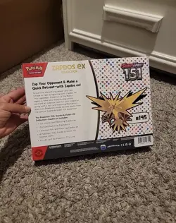 Pokemon TCG Scarlet & Violet 151 Factory Sealed Zapdos Ex Collection Box - Image 2