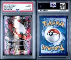 Pokemon PSA 10 Darkrai EX FA #118 XY Breakpoint 2016 New Cert Low Pop Gem Mint - Image 2