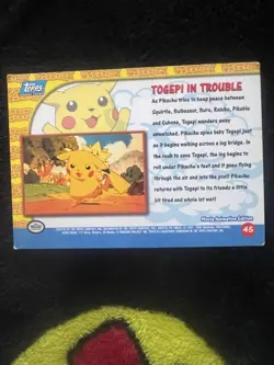 Pokemon Topps Pikachu’s Vacation Togepi In Trouble (HP) - Image 2