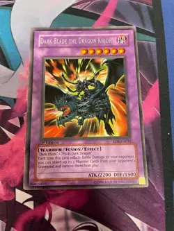 YUGIOH - DARK BLADE THE DRAGON KNIGHT - RDS - 1ST ED - NM - RARE - Image 1