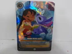 A0213 Ohana Means Family (Enchanted) - Winterspell Lorcana Disney - Image 1