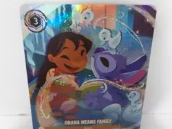 A0213 Ohana Means Family (Enchanted) - Winterspell Lorcana Disney - Image 3