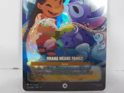 A0213 Ohana Means Family (Enchanted) - Winterspell Lorcana Disney - Image 4