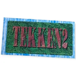Sony PlayStation 1 PS1 Tekken 2 1996 Vintage VTG Memory Card Sticker - Image 1