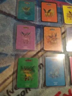 2023 Pokemon Funism Eevee + Evolutions Lenticular 3D Card Set Of 9 - Image 2