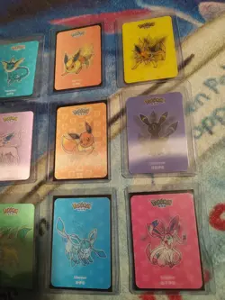 2023 Pokemon Funism Eevee + Evolutions Lenticular 3D Card Set Of 9 - Image 3