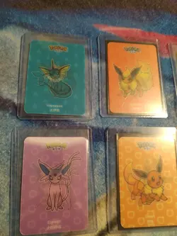 2023 Pokemon Funism Eevee + Evolutions Lenticular 3D Card Set Of 9 - Image 4