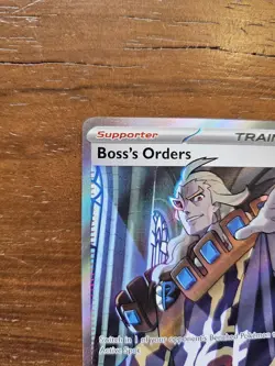 Pokemon TCG Boss's Orders Trainer Full Art Holo Rare Card 248/193 - Image 3