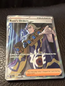 Pokemon TCG Boss's Orders Trainer Full Art Holo Rare Card 248/193 - Image 2