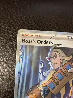 Pokemon TCG Boss's Orders Trainer Full Art Holo Rare Card 248/193 - Image 3