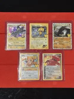 Pokemon TCG 25th Anniversary Celebrations Collections Lot x5 Cards - Image 1