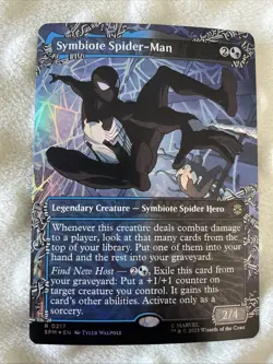 Symbiote Spider-Man (Borderless) Marvel's Spider-Man Foil - Image 1