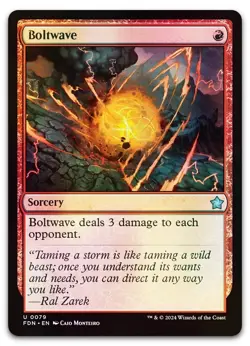 Boltwave #79 (Foil) (NM) Foundations FDN Magic MTG - Image 1