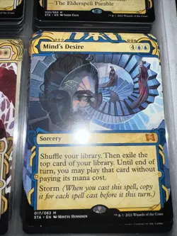 Magic the Gathering (mtg): STA: Minds Desire - Mythic - Full Art NM/M - Image 1