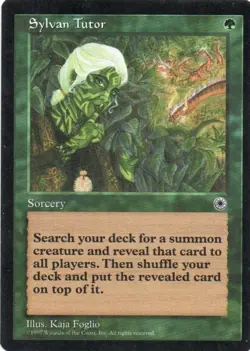 MTG: Portal: Sylvan Tutor: Lightly Played Condition - Image 1