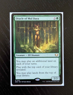 ORACLE OF MUL DAYA Rare Commander: Edge of Eternities Near Mint MTG - Image 1