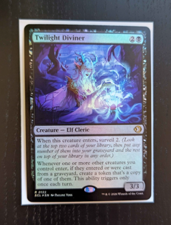 TWILIGHT DIVINER Rare Foil Lorwyn Eclipsed Near Mint MTG - Image 1