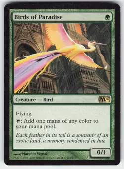Birds of Paradise Magic 2010 M10 R 168 MTG TCG - Image 1