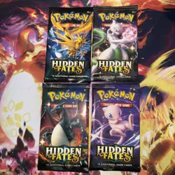 Pokemon Hidden Fates Booster Pack Complete Set - Image 1
