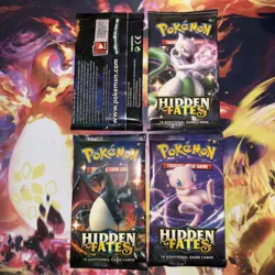 Pokemon Hidden Fates Booster Pack Complete Set - Image 2