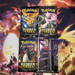 Pokemon Hidden Fates Booster Pack Complete Set - Image 5