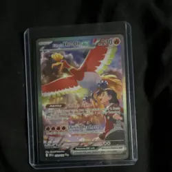 Pokemon Ethan's Ho-Oh EX 230/182 SV10 Destined Rivals Full Art Holo Special Rare - Image 3