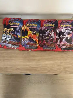 Pokemon Destined Rivals Sleeved Booster Packs 8 total(2 Art Sets) - Image 1