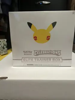 Pokemon Celebrations ETB Elite Trainer Box 25th Anniversary Edition, New Sealed - Image 1