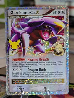 Pokemon TCG Garchomp C LV.X Celebrations: Classic Collection 145/147 Holo Ultra - Image 1